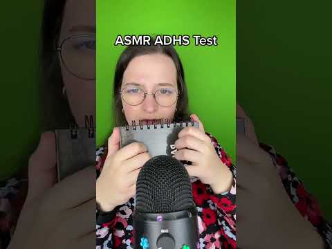 ASMR ADHS Test #shorts #asmrshorts #asmr