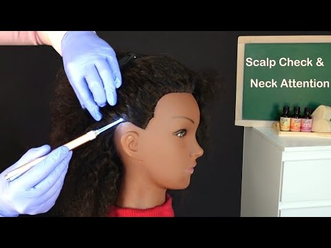 ASMR Perfectionist Scalp Check incl. Hairline, Behind Ear & Neck Nape (Whispered)