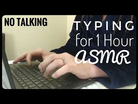 1 Hour Typing ASMR (No Talking)
