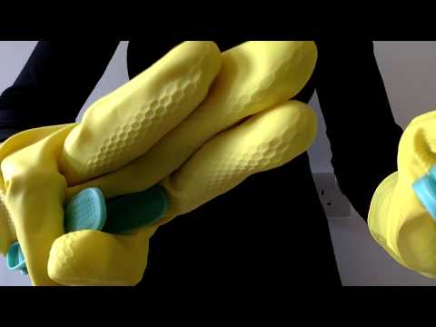 ASMR Clothes Peg and Yellow Rubber Glove Therapy - Clicking and Snipping