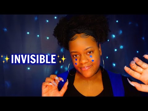 ASMR - Invisible Face Tapping & Scratching That You Can Hear ♡✨ (VISUALLY PLEASING 💖)