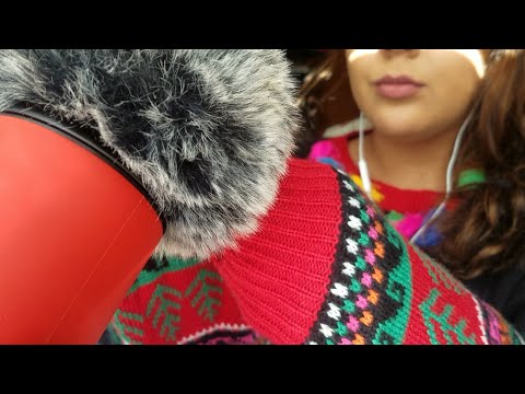 ASMR | 🎄 Holiday Fabric Sounds & Massage🎄(No talking)