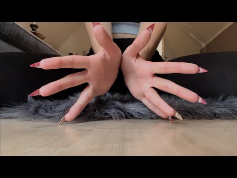 ASMR | Hypnotic hand movements and floor scratching🌪