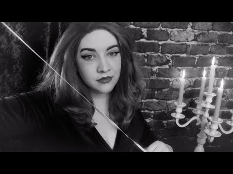 ASMR 1950s Actress Measures You (Personal Attention, Face Cleaning, Measuring, Makeup, etc)