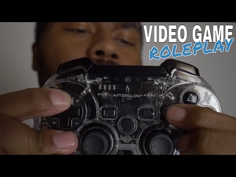 ASMR - Video Game Store Roleplay with Video Games PS4 PS3 Video Game Controller Sounds (Soft Spoken)