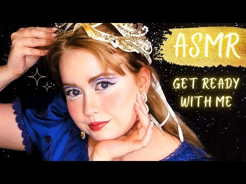 ASMR 🎭 Makeup glam stunning look, GRWM Fair does gives herself a makeover, layered tingly sounds ✨