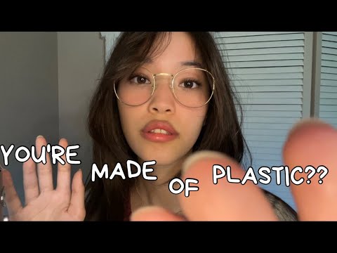 ASMR Tapping 🥸 Examining Your Face; you're made of what? Plucking & Invisible Triggers
