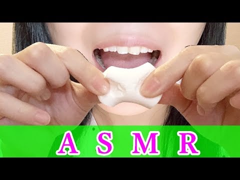 【Japanese/ASMR】Marshmallow(●´ω｀●)Whispering♪【Eating Sound】