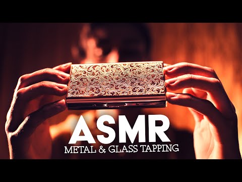 ASMR | Slow Intense GLASS & METAL TAPPING 😴No Talking for SLEEP