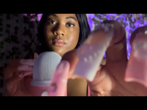 Old School ASMR | Tingly Tapping, Beeswax, Tracing Your Face, Chitchatting W/Long nails 🌸💞