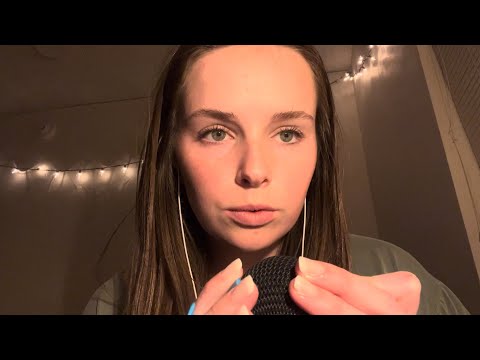 ASMR triggers on the mic for DEEP SLEEP😴💤🌛 (water sounds, bristles, mouth sounds)