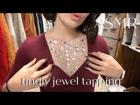 ASMR | tingly jewel tapping and scratching | ASMRbyJ