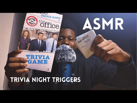 ASMR The Office Trivia with Tapping and Whispering Triggers #asmr