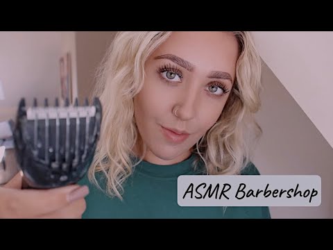 ASMR Barbershop💈Haircut and Beard Trim Roleplay (Personal Attention)