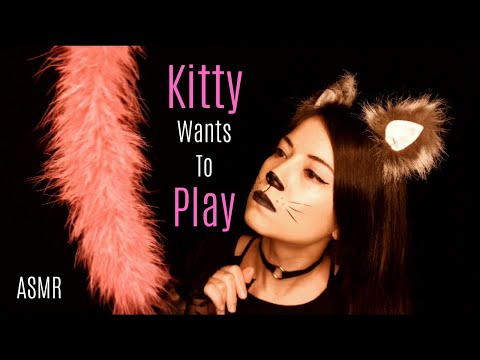 [ASMR] CAT ROLEPLAY 🐱 (LICKING, PURRING, MEOW, NUDGE, GROOMING, CARDBOARD SCRATCHING, CAT TOYS)