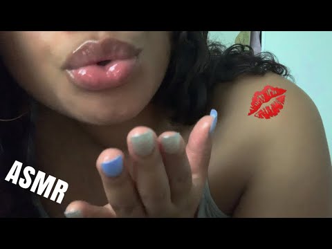 ASMR | soft finger kisses 😘 | Mouth Sounds