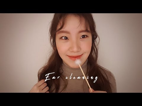 ASMR 👂👀 자극적인 솜털 귀청소 no talking (Feat.귤 🍊)｜Ear cleaning｜音フェチ