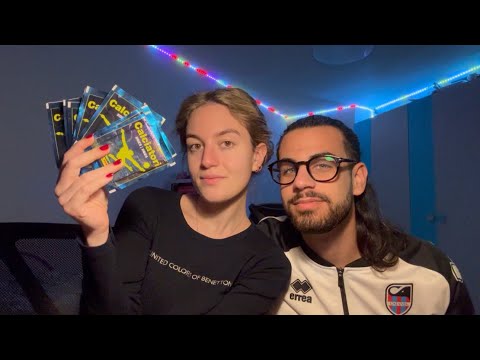 PARLIAMO DI CALCIO ⚽️ figurine dei calciatori (asmr ita col mio ragazzo)