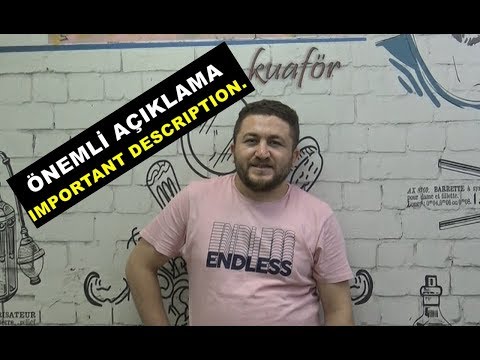 IMPORTANT DESCRIPTION = ÖNEMLİ AÇIKLAMA =