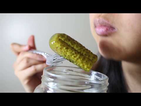 ASMR Eating Pickles (Crunchy Sounds Triggers)