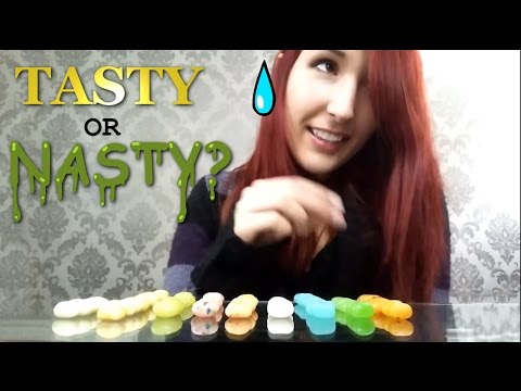 ASMR - BEAN BOOZLED ~ Tasting GROSS or YUMMY Jellybeans! Tapping, Mouth Sounds, Soft Spoken ~