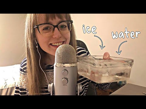 ASMR | Water & Ice Sounds 💧🧊 (Stirring Ice Water, Ice Clinking, Pouring, Water Globes, Sloshing)