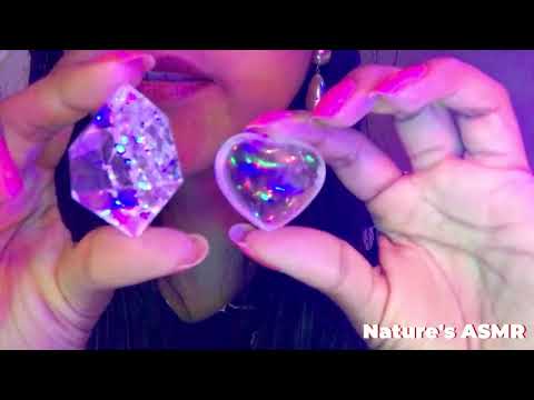 ASMR WITCHY CRYSTAL HAUL SEMI-INAUDIBLE WHISPERS AND ECHO