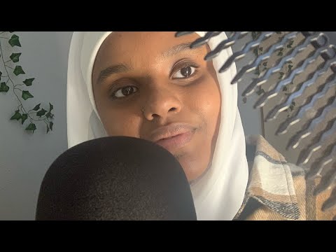 ASMR Sleepy Personal Attention ~face massage, tracing, brushing
