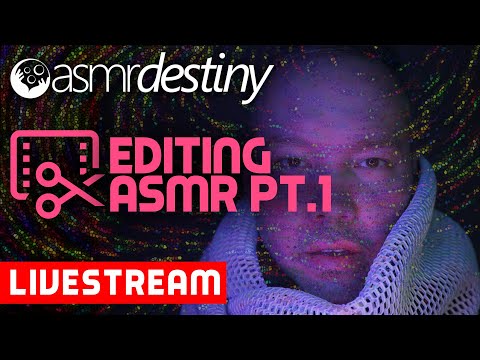 Video Editing ASMR Behind-The-Scenes 🎥 🔴 LIVESTREAM Pt.1 🔴
