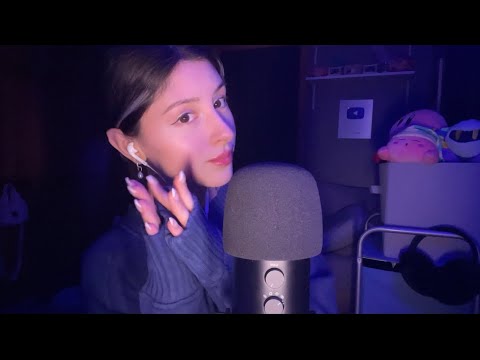 ASMR Mic Triggers, Whispers, Invisible Triggers, Visuals & Reading 💤🪄