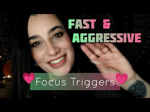 Fast & Aggressive ASMR | Focus Triggers / Follow My Instructions (Hand Movements)