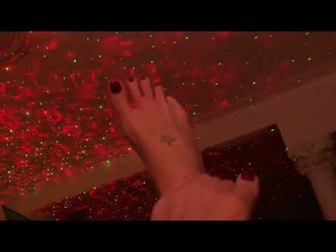 ASMR Feet dancing on the ceiling