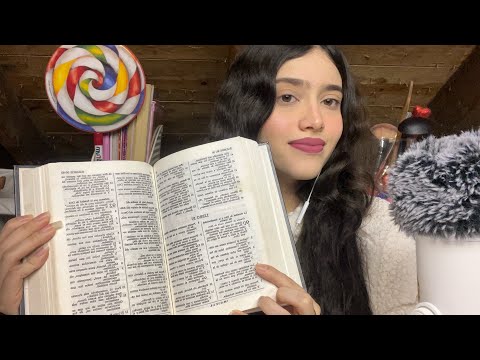 ASMR - LEYENDO LA BIBLIA / LECTURA ANTES DE DORMIR