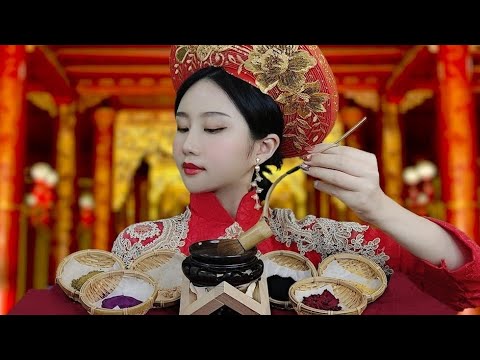 *ASMR* Traditional Makeup Practices - Vietnamese Princess Does your Makeup Roleplay (Viet Accent)