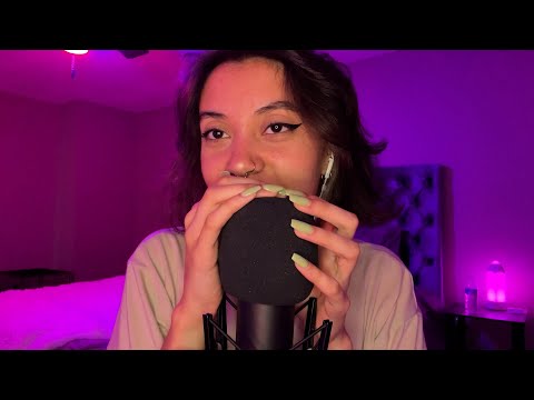Soft & Gentle Mic Scratches with Very Sensitive Whispers ~ ASMR