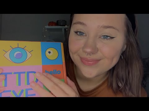ASMR | UNBOXING COLORED CONTACTS + TRY ON (FT. TTDEYE)