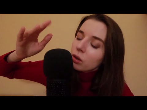 ASMR MOUTH SOUNDS AND HAND MOVEMENTS. FOR YOUR PEACEFUL SLEEP AND TINGLES.