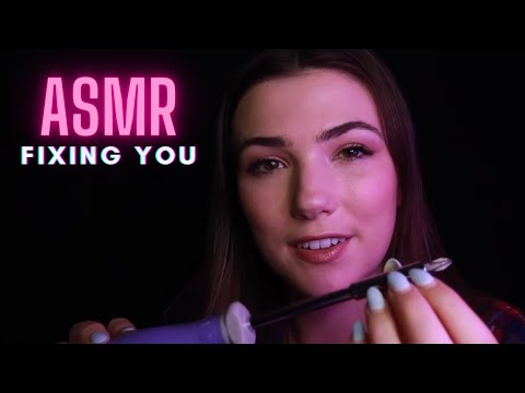 ASMR Fixing You 🔧 Mechanic Robot Repair (Face touching, light triggers, typing sounds)
