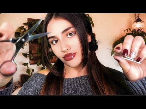 ASMR| Plucking, Pulling, Snipping, Brushing Away Anxiety & Stress (Feel Relieved & Lighter)