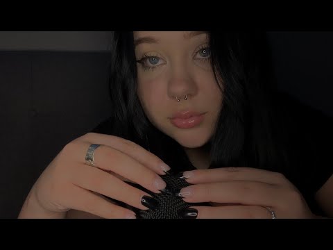 asmr | mic scratching with long nails + trigger words (relax, coconut, sleepy)