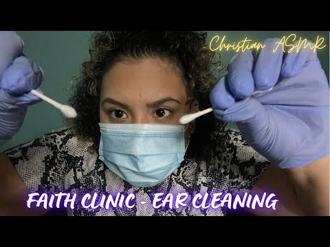 Ear cleaning & Hearing Exam- Faith Clinic Role Play ✨Christian ASMR