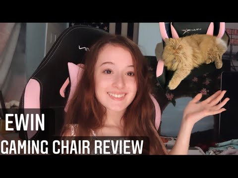 ASMR EWin Gaming Chair Review! (Tapping, Whispers, Build up Tapping)🎧✨