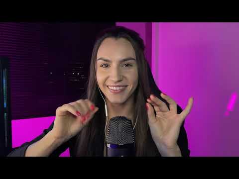 ASMR Mouth Sounds and Hand Movements Blue Yeti X - no talking