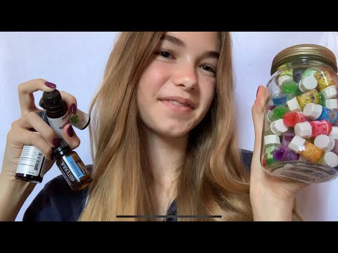 ASMR essential oil collection (glass tapping & more)
