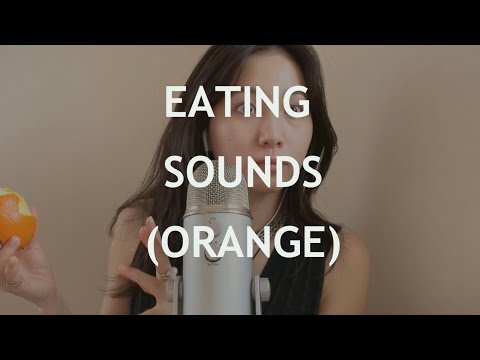 ASMR mini - eating sounds (orange)