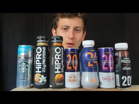 ASMR Tasting Protein Shakes So You don't Have To