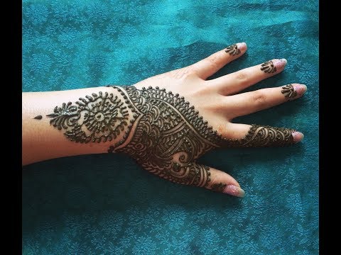 New Beautiful Mehndi Design in 5 minutes / Hermoso tatuaje de henna en 5 minutos
