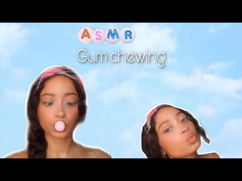 ASMR| GUM CHEWING (Mouth sounds) ♡ ♡