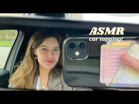 ASMR car tapping! (rain sounds, tapping, scratching)