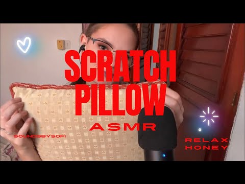 ASMR - Scratching the PILLOW | for relax honey |